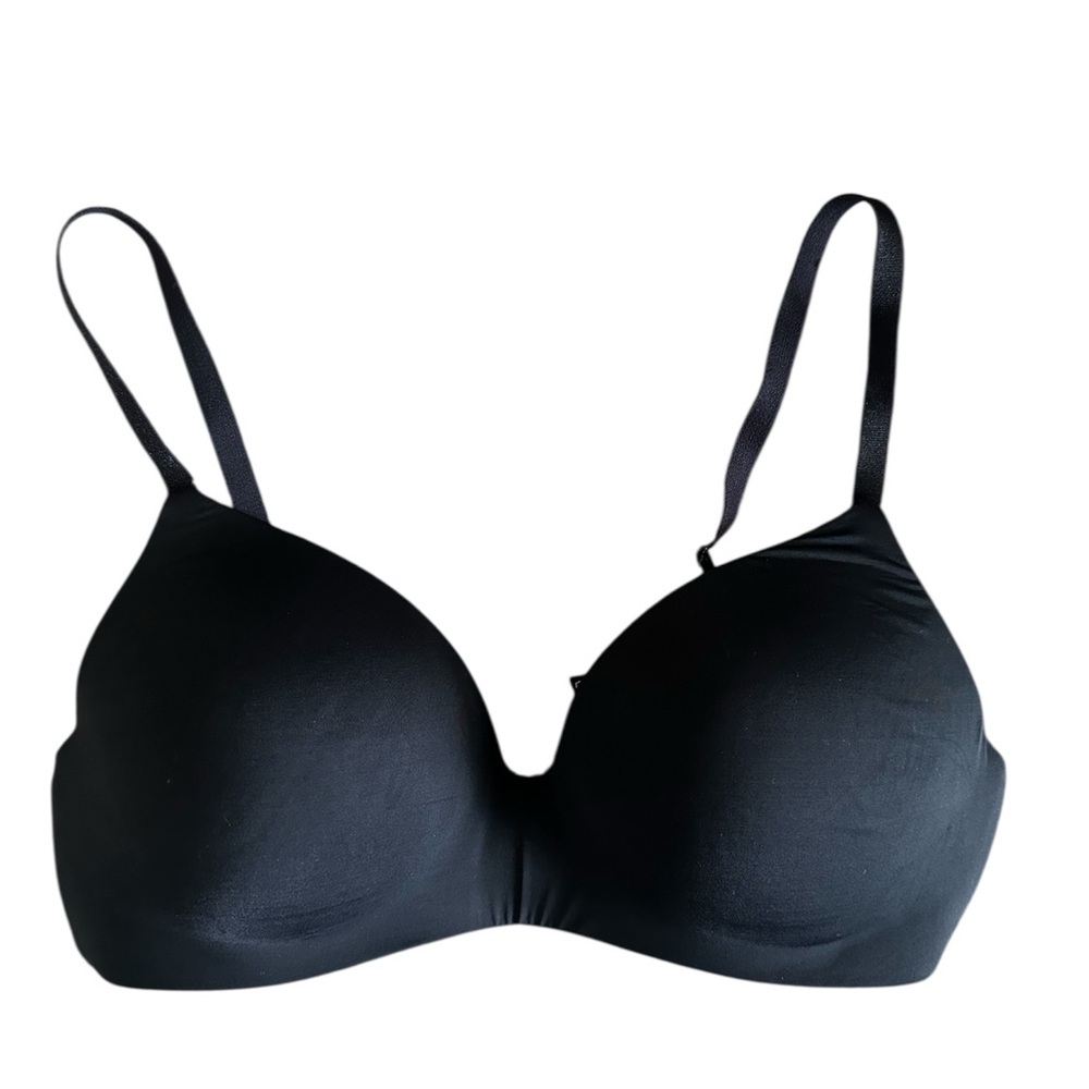 Victoria's Secret‎ No-Wire T-Shirt Black Lightly Lined Bra 36D